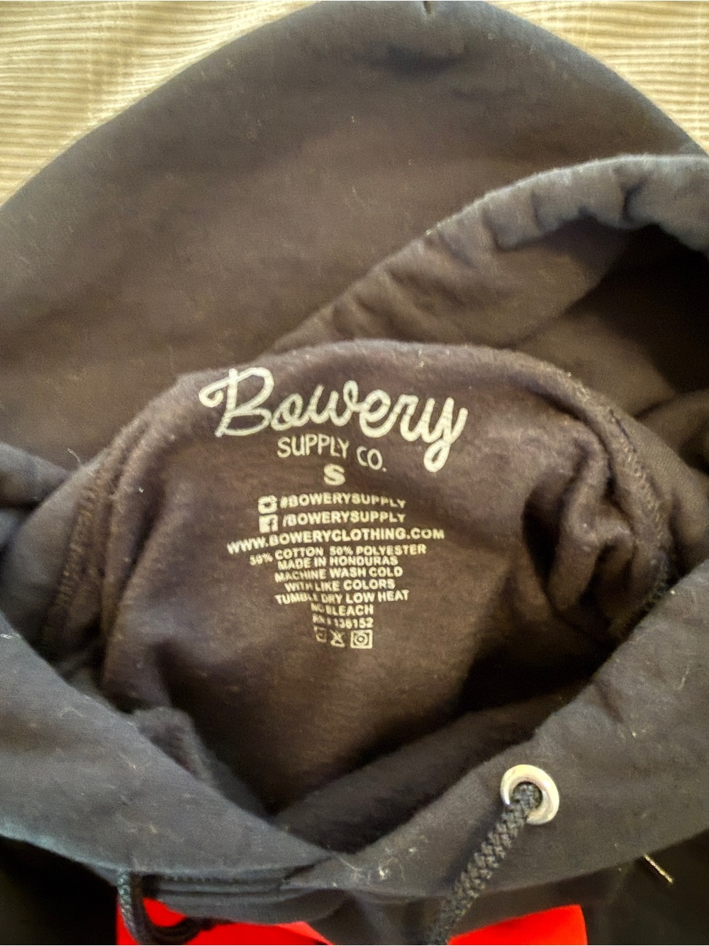 Bowery Supply Co. Tokyo Graphic Hoodie – Size Small – Black Pullover Hoodie - Picture 6 of 7